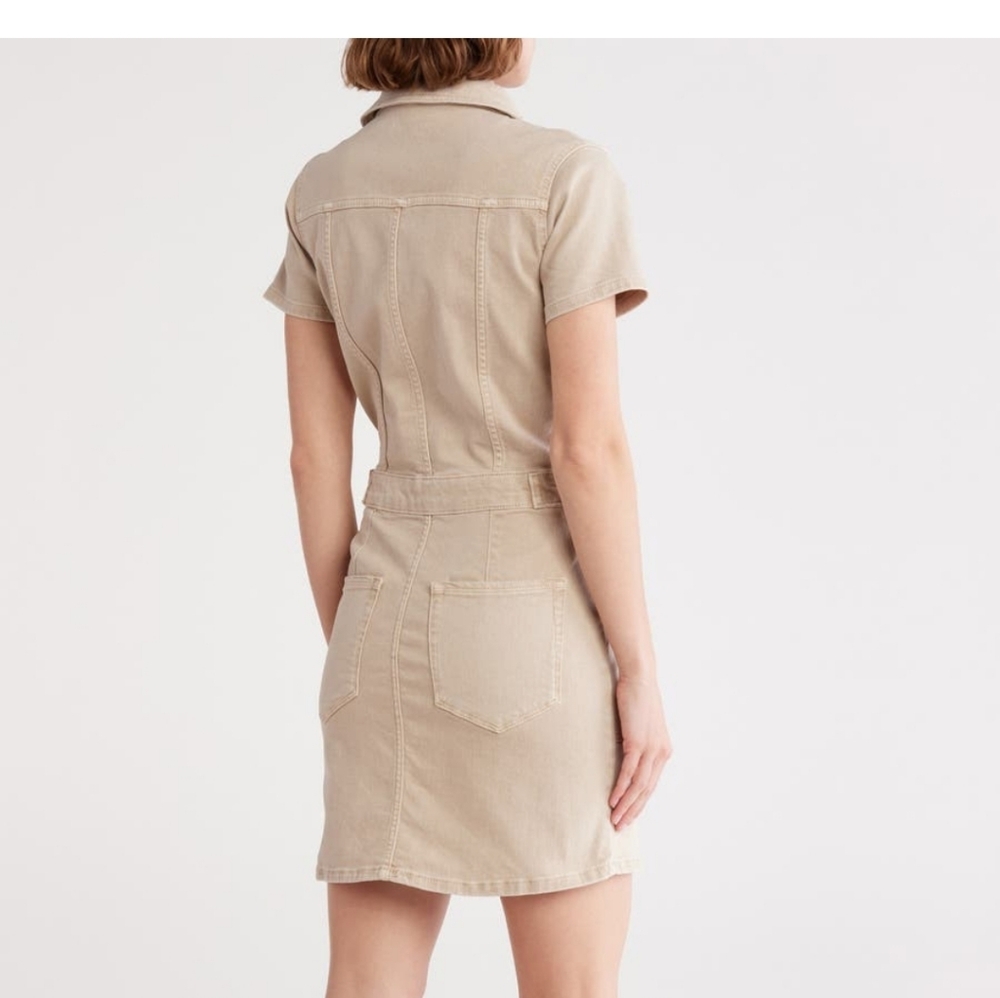18. NWT Good American Fit for Success Denim Utility Dress - Picture 2 of 3
